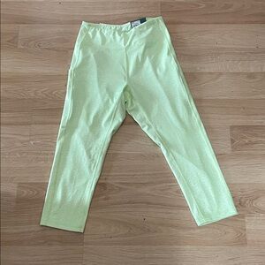 Women's Light Green Capris